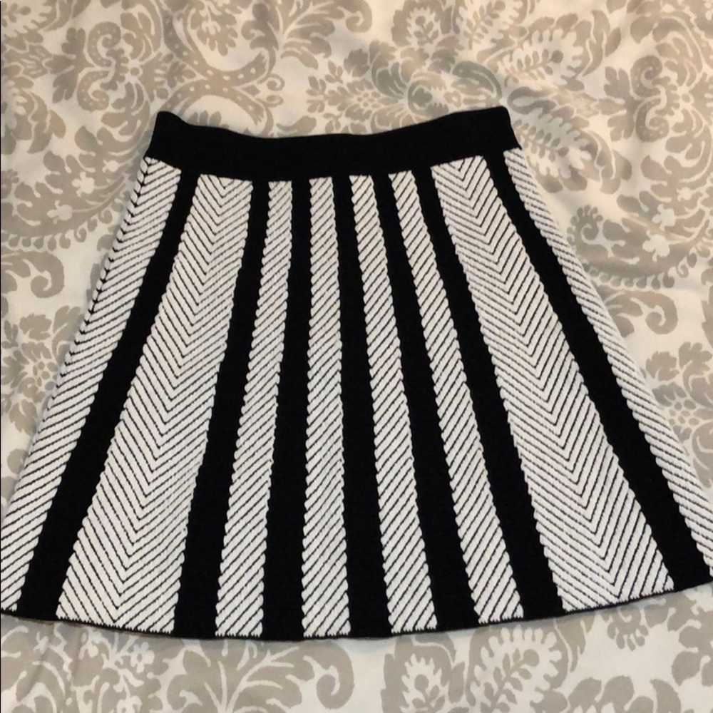 Maje Jasper Knit Trapeze Skirt